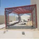 تركيب برجولات حديد بالخبر | جمال الخشب وقوة الحديد ضد الرطوبة العالية